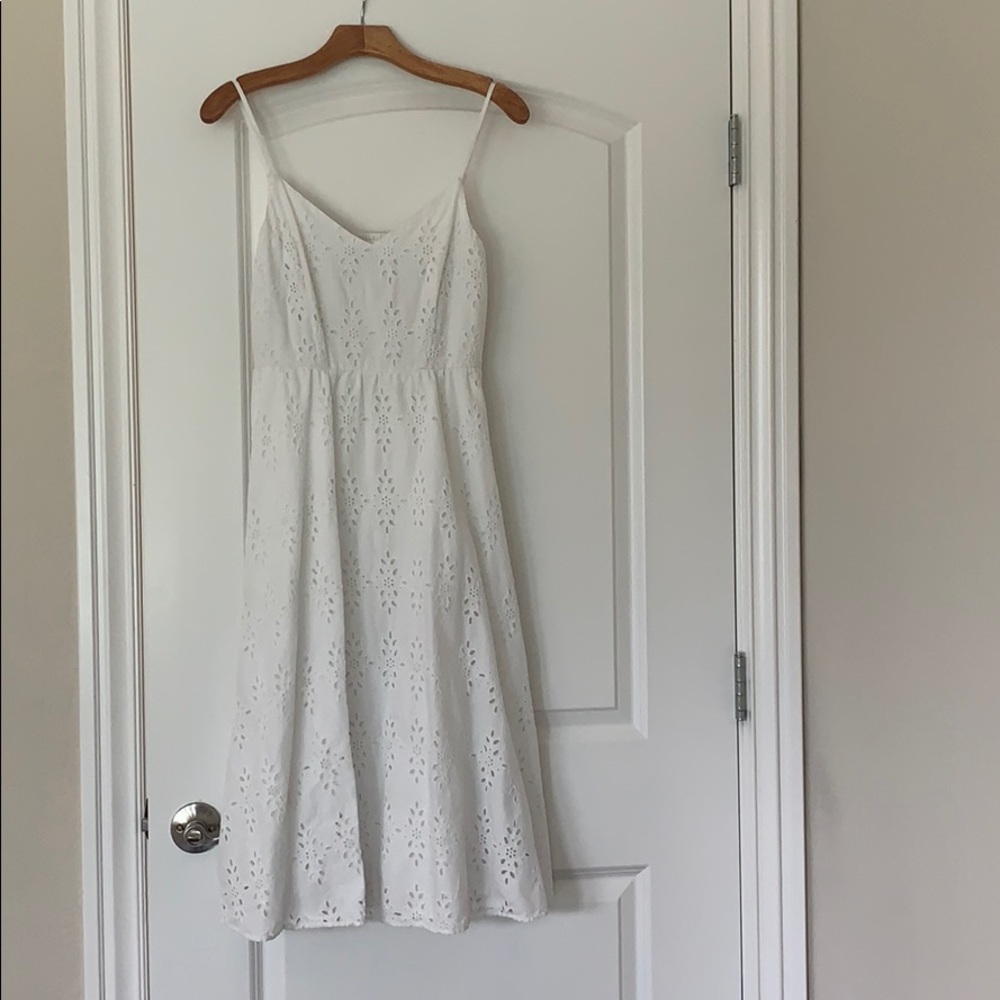 White Eyelit Dress